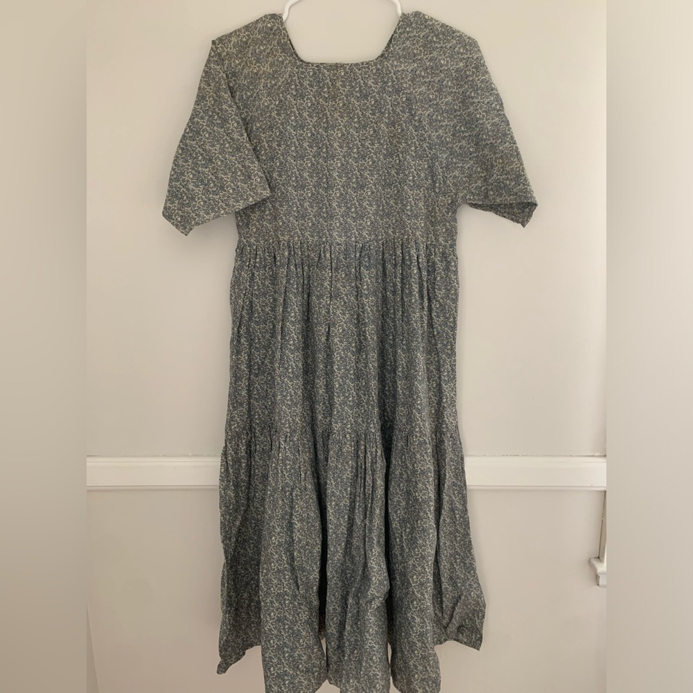 Christy Dawn Blue Floral Dress